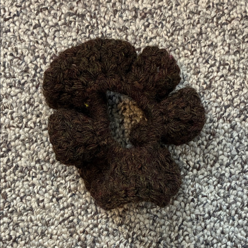 Elegant Brown Hair Scrunchie